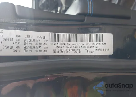 2018 Jeep Grand Cherokee Upland 4X4 z USA, uszkodzony, nr VIN 1C4RJFAG1JC492444